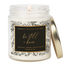Be Still and Know Soy Candle - Clear Patterned Jar - 9 oz