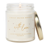 With Love Soy Patterned Candle - Clear Jar - 9 oz