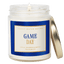 Game Day Blue Soy Candle - Clear Jar - 9 oz