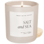 Salt and Sea Soy Candle - Tan Matte Jar - 15 oz