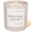 Mango and Coconut Soy Candle - Tan Matte Jar - 15 oz