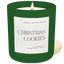 Christmas Cookies Soy Candle - Green Matte Jar - 15 oz (Sugar Cookies)