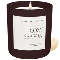 Cozy Season Soy Candle - Brown Matte Jar - 15 oz