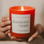 Blackwood Cherry Soy Candle - Red Matte Jar - 15 oz