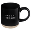 Spooky Season 14 oz Black Stoneware Coffee Mug