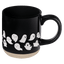 Ghosts 14 oz Black Stoneware Coffee Mug