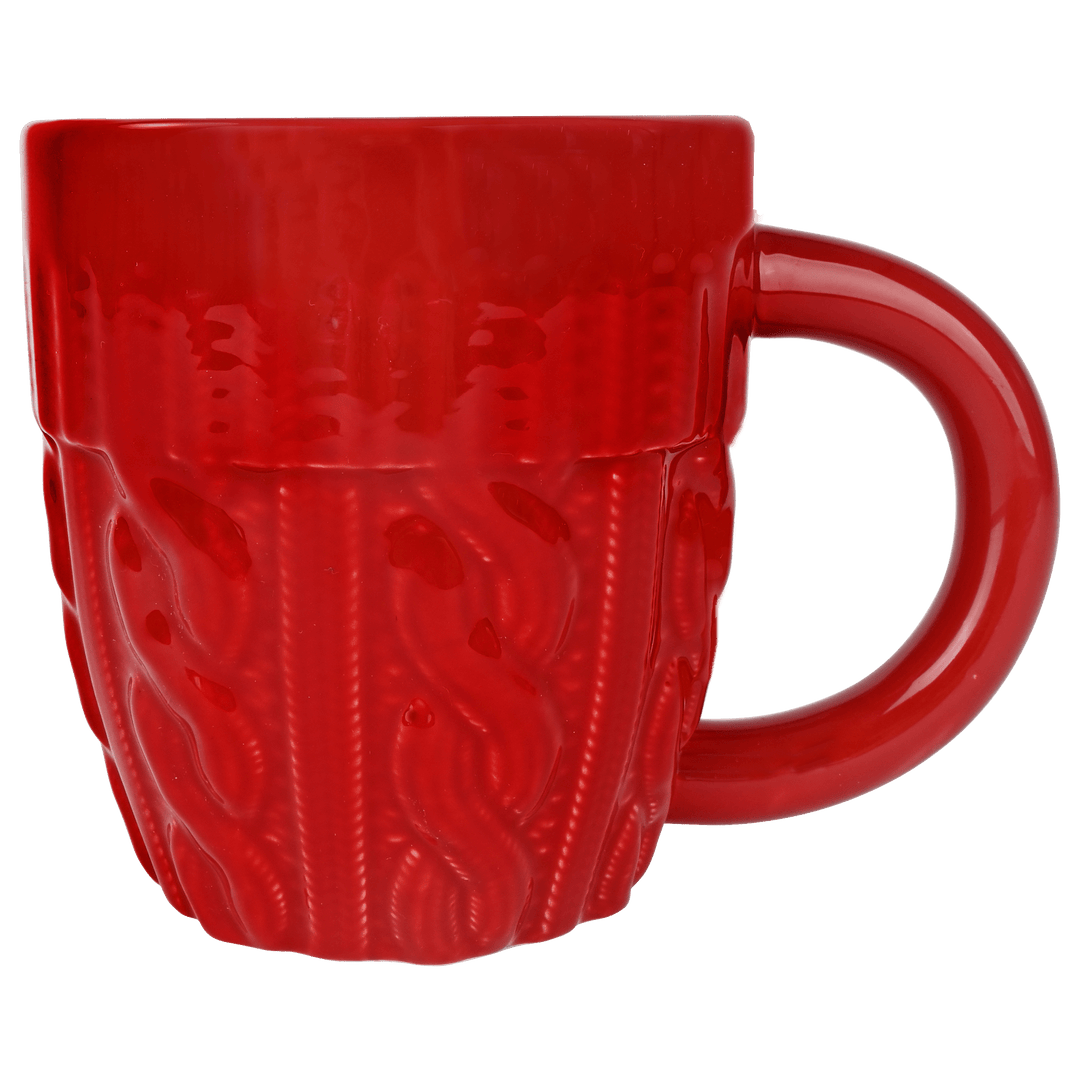 Red Sweater 18oz. Figurine Coffee Mug