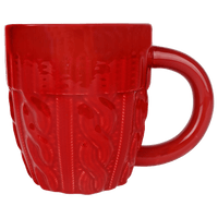Red Sweater 18oz. Figurine Coffee Mug