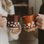 Brown Leaves 14 oz Stoneware Coffee Mug