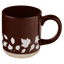 Brown Leaves 14 oz Stoneware Coffee Mug