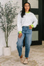 Can't Quit the Knit Contrast Pullover