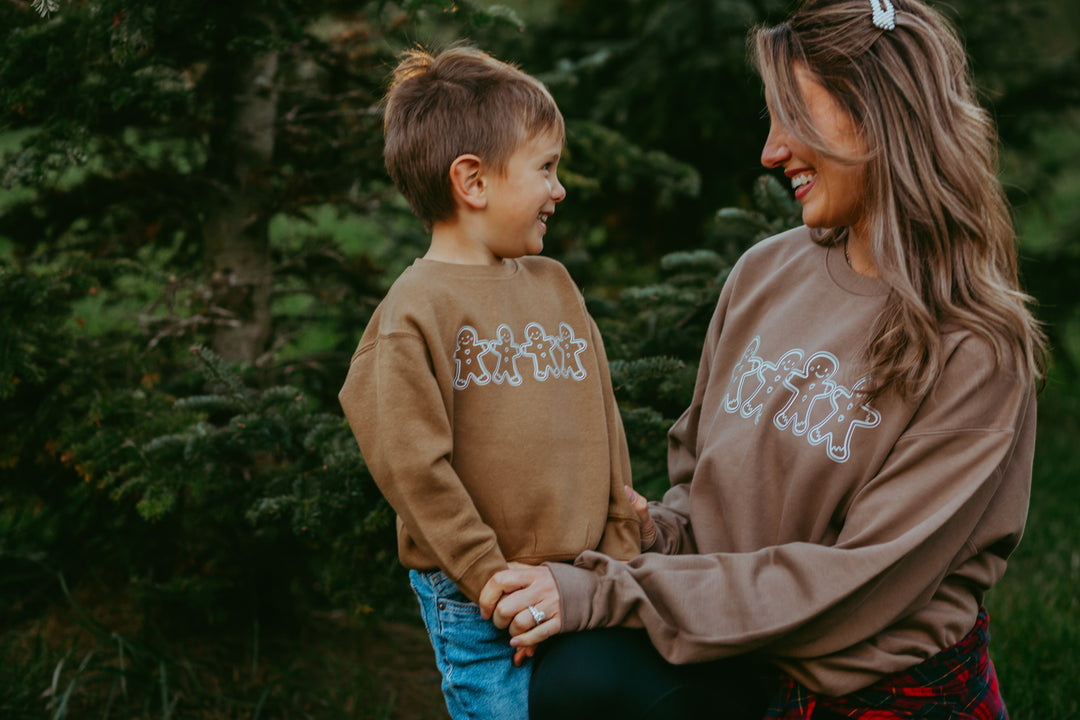 Gingerbread Men Toddler Crewneck Sweatshirt