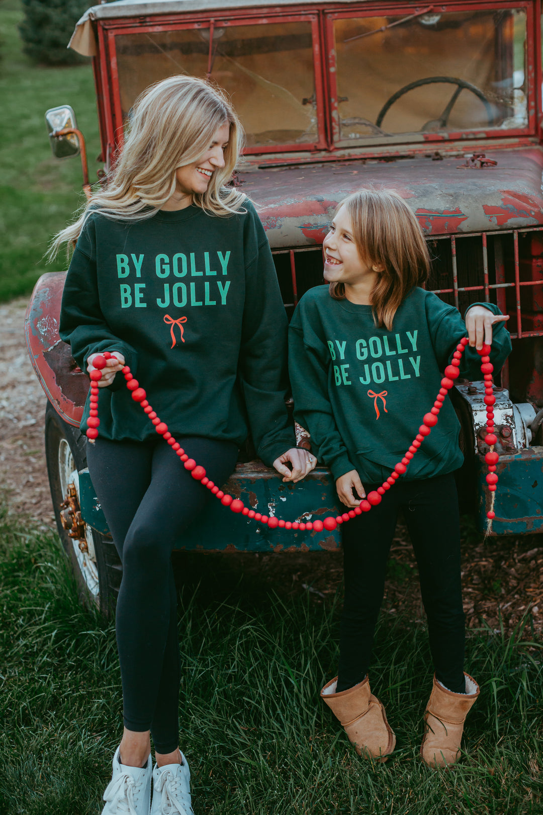 By Golly Be Jolly Youth Crewneck Sweatshirt