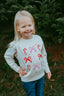 Candy Cane Bows Toddler Crewneck Sweatshirt