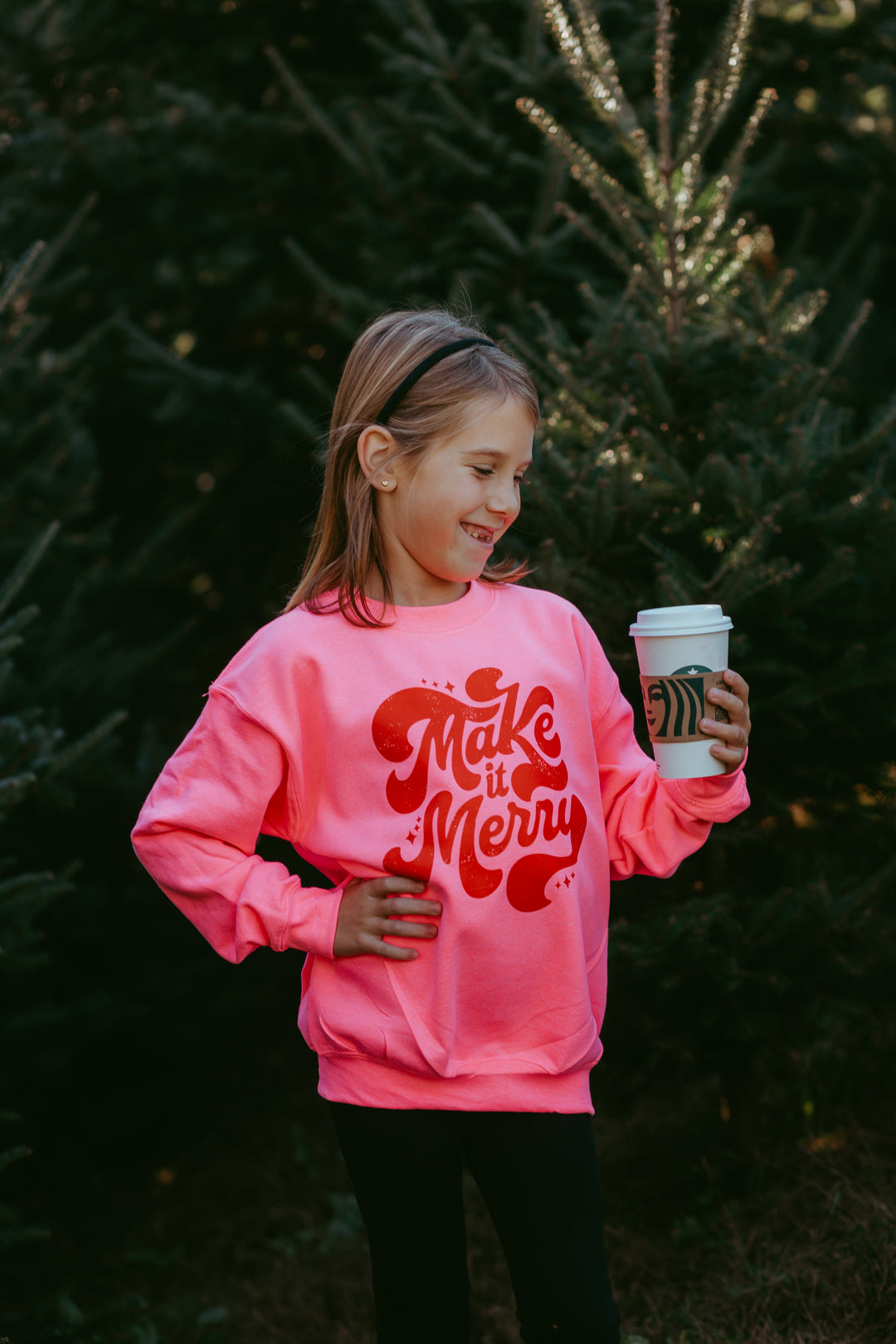 Make It Merry Youth Crewneck Sweatshirt