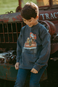 Santa Truck Youth Crewneck Sweatshirt
