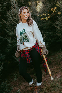 I Like Them Real Thick And Sprucy Crewneck Sweatshirt