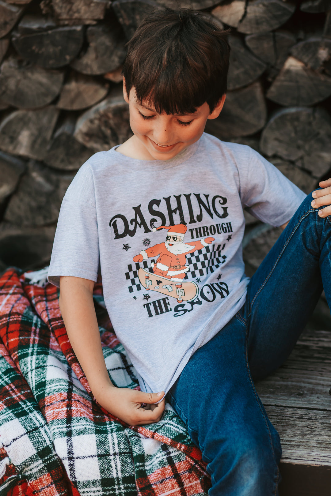 Dashing Through The Snow Youth T-Shirt