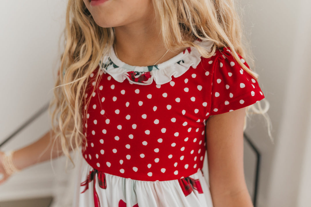 Christmas Bow Lounge Gown