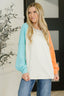 Color Me Confused Color Block Top