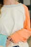 Color Me Confused Color Block Top