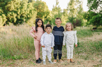 Good Vibes Quarter Zip French Terry Set