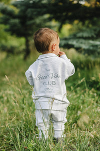 Good Vibes Quarter Zip French Terry Set