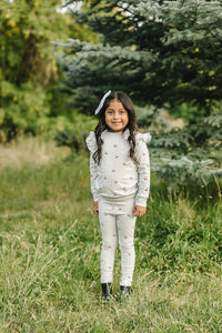 Cherry Ruffle French Terry Set