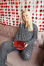 Black Polka Dot - Long Pajama Set