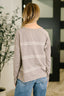Down to Every Detail Drop Shoulder Long Sleeve in Stone Taupe