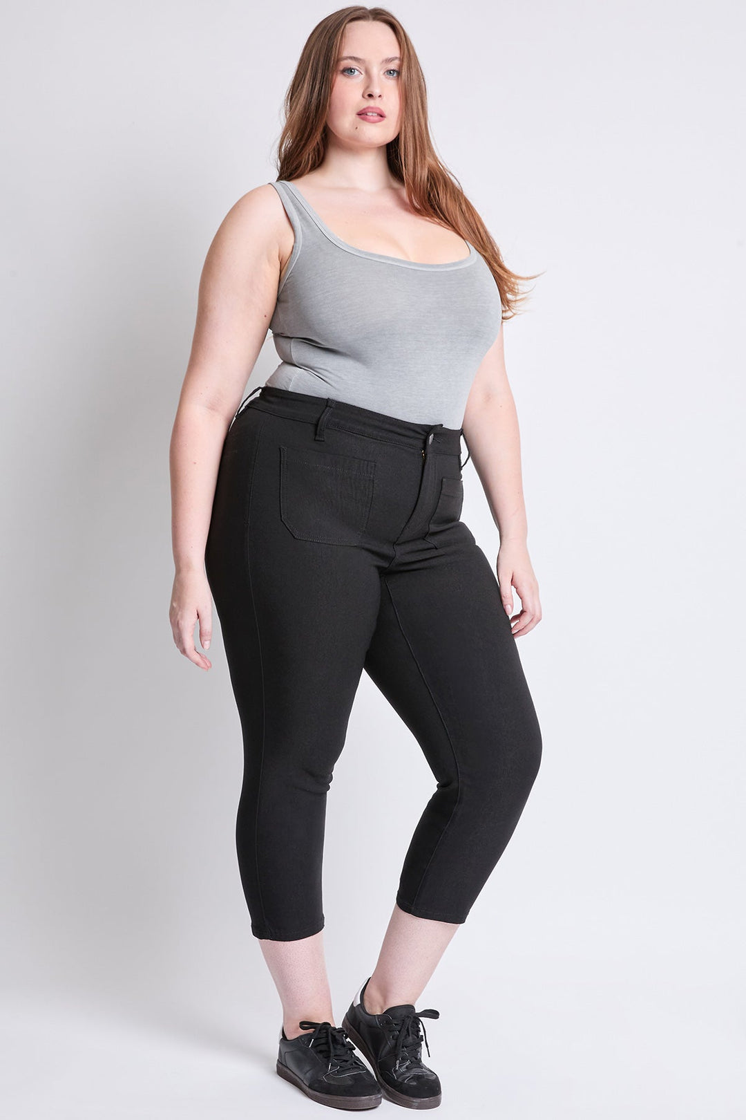 Women's Plus Hyperstretch Crop Straight Leg Pants