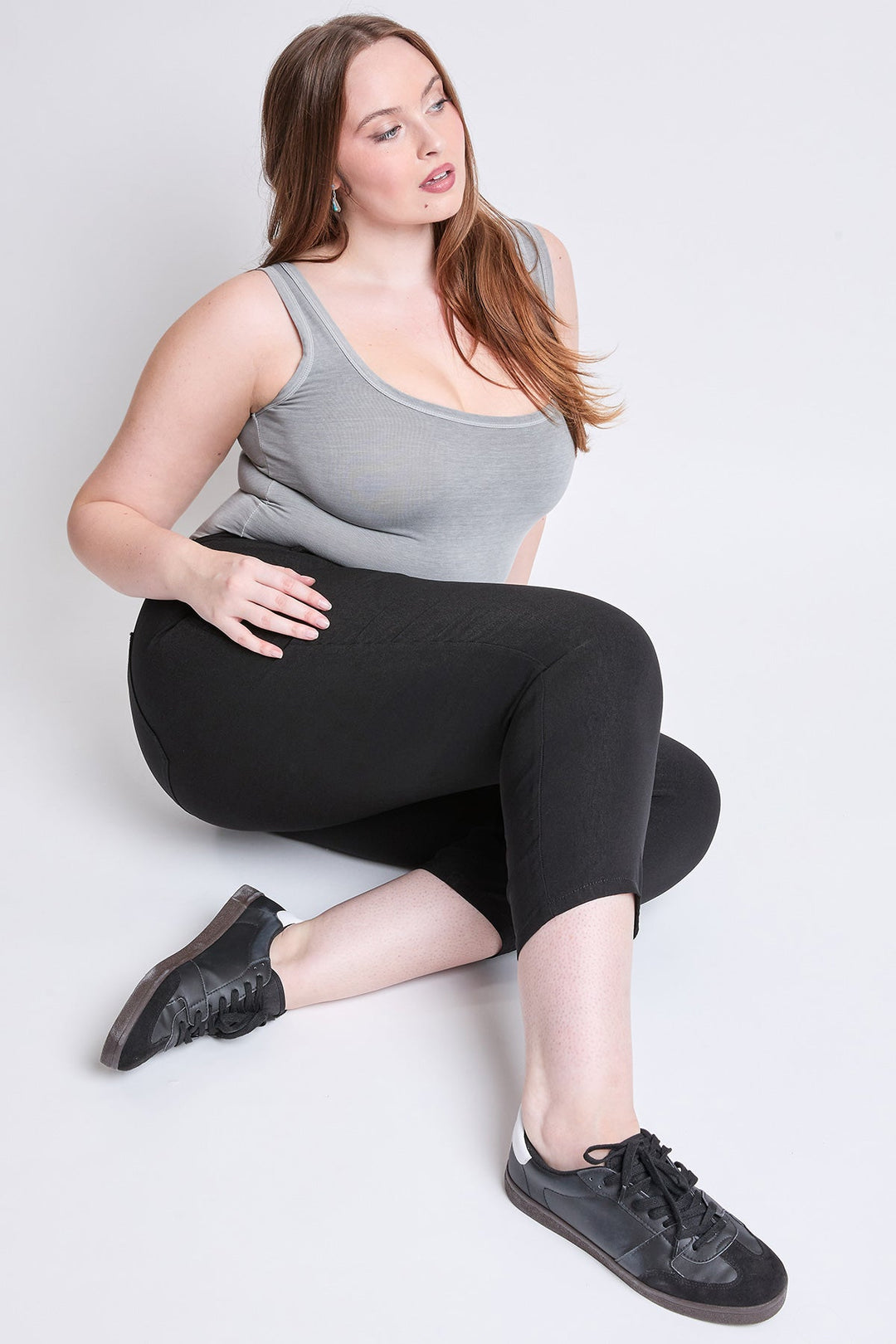 Women's Plus Hyperstretch Crop Straight Leg Pants