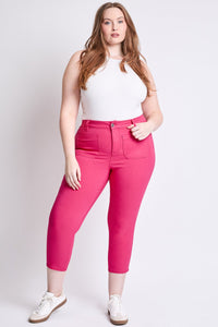 Women's Plus Hyperstretch Crop Straight Leg Pants