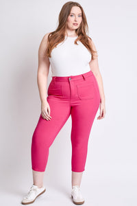 Women's Plus Hyperstretch Crop Straight Leg Pants