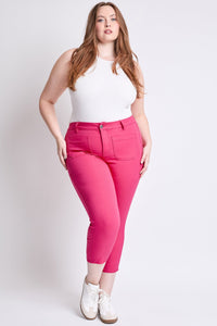 Women's Plus Hyperstretch Crop Straight Leg Pants