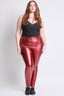 Women's Plus Hyperstretch Metallic Skinny Pants