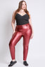Women's Plus Hyperstretch Metallic Skinny Pants