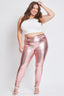 Women's Plus Hyperstretch Metallic Skinny Pants