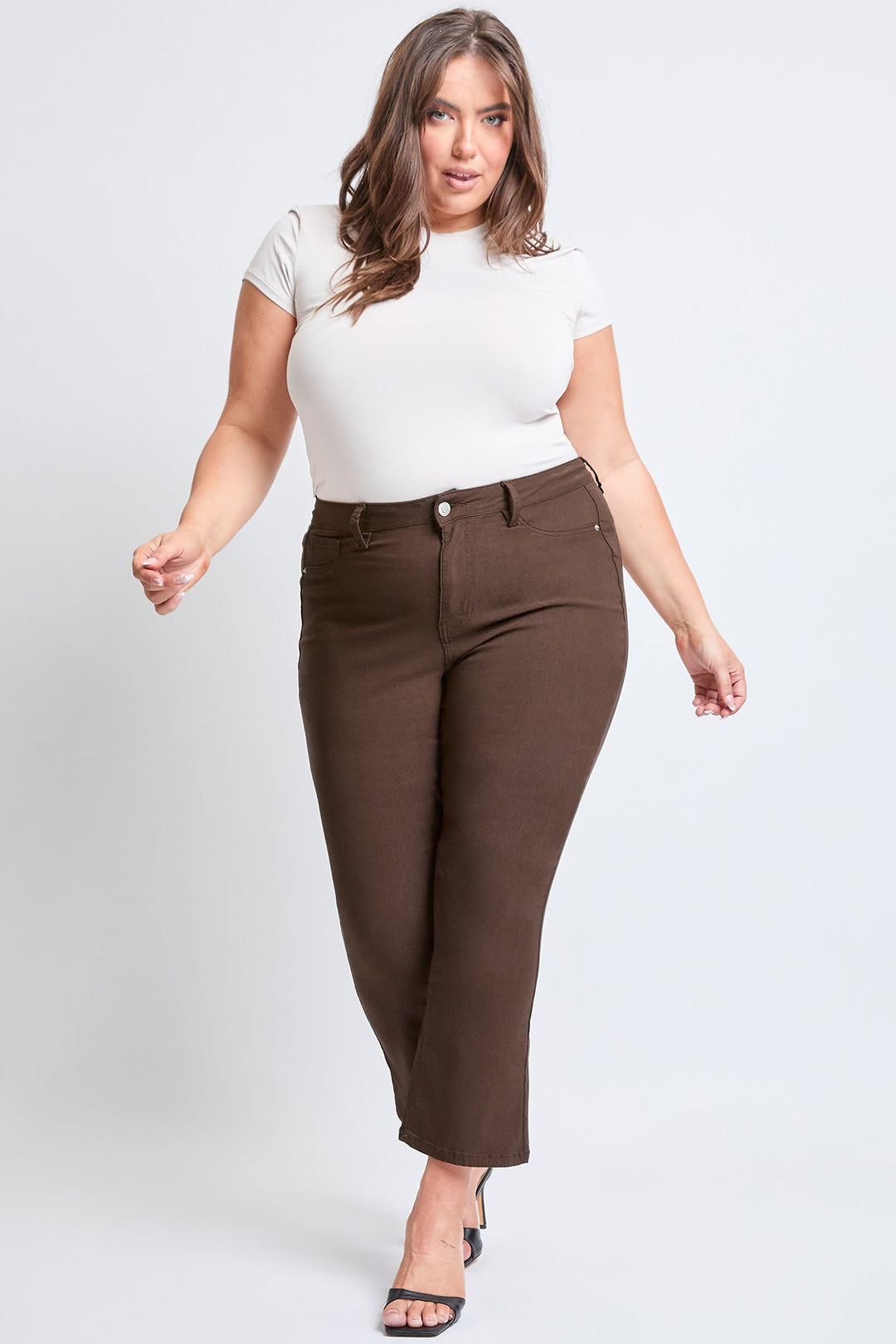 Women's Plus Hyperstretch Cropped Kick Flare Pants