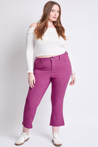 Women's Plus Hyperstretch Cropped Kick Flare Pants