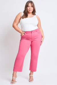 Women's Plus Hyperstretch Cropped Wide Leg Pants