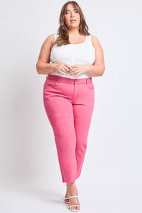 Women's Plus Hyperstretch Cropped Wide Leg Pants
