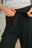 Essential Feeling Straight Leg Lounge Pants in Light in Black