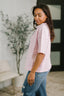 Exactly My Type Paisley Floral Applique Top
