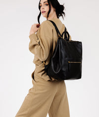 The Square Diaper Bag - Black