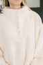 Fluffy Flurry Snap Button Pullover