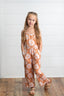 Golden Floral Jumpsuit
