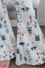 Green Chenille Nutcracker Bell Pant Set