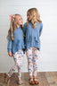 Hi-Lo Bow Pant Set