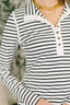 I Know What I Want Long Sleeve Henley Top